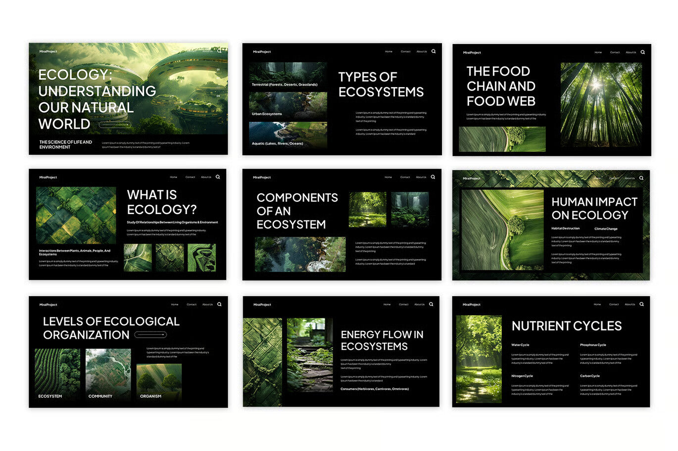 Ecology Study Google Slide