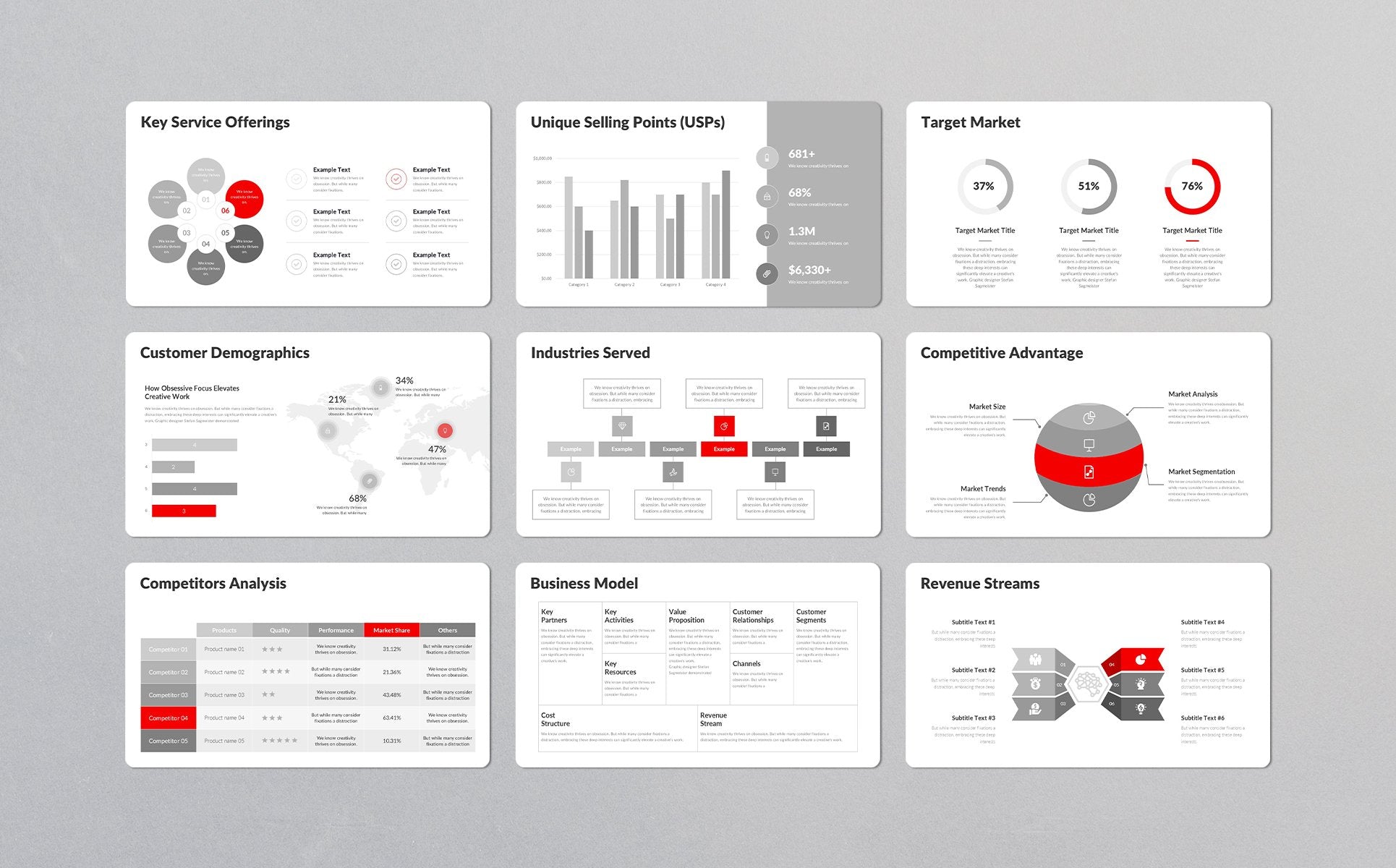 The Complete Company Profile Presentation Template (.pptx, .key, .slides) PowerPoint Template [174 Total Slides-3000+ Icon Pack]