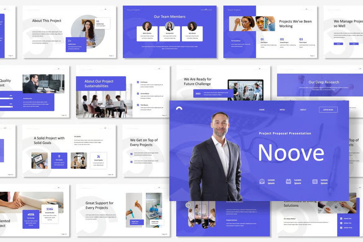 Nove - Project Proposal Presentation PowerPoint