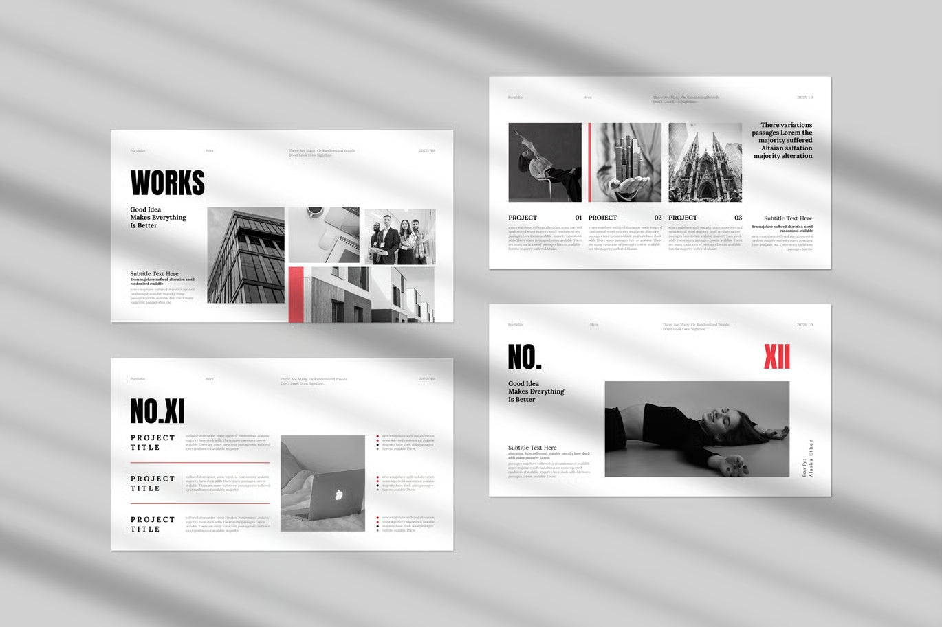 Brand Portfolio Presentation Template