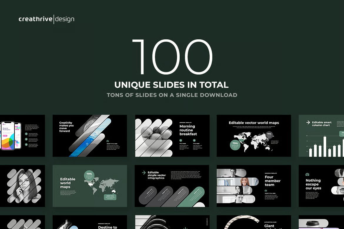 Epic Animated PowerPoint Template-100 Slides