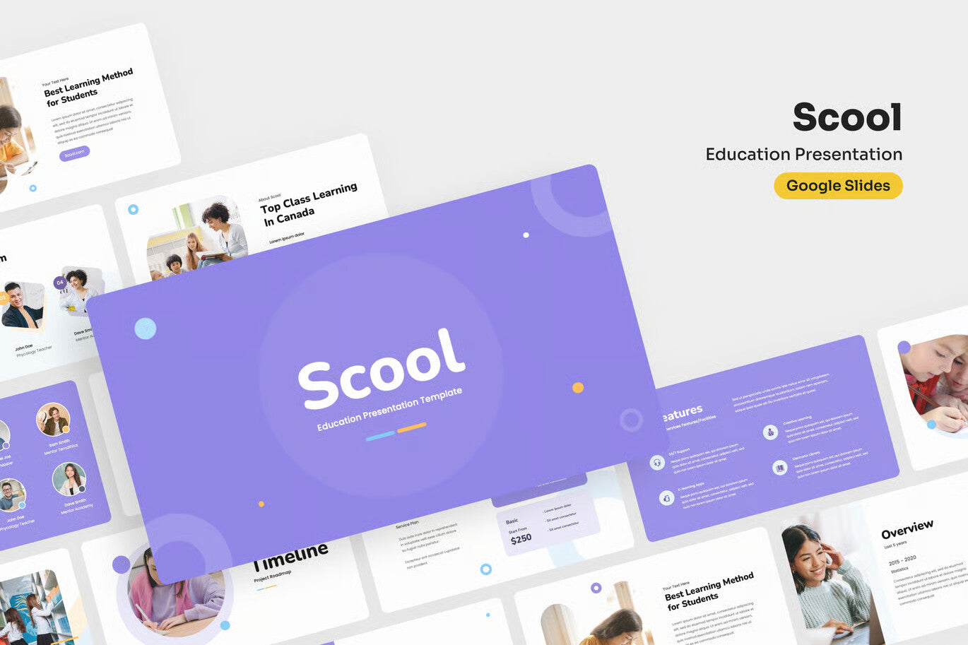 Scool - Education Google Slides Presentation