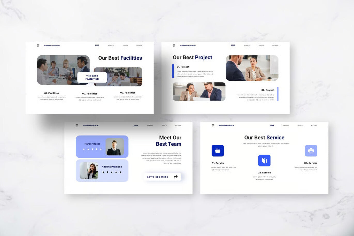 Business Alignment - Business Powerpoint Presentation