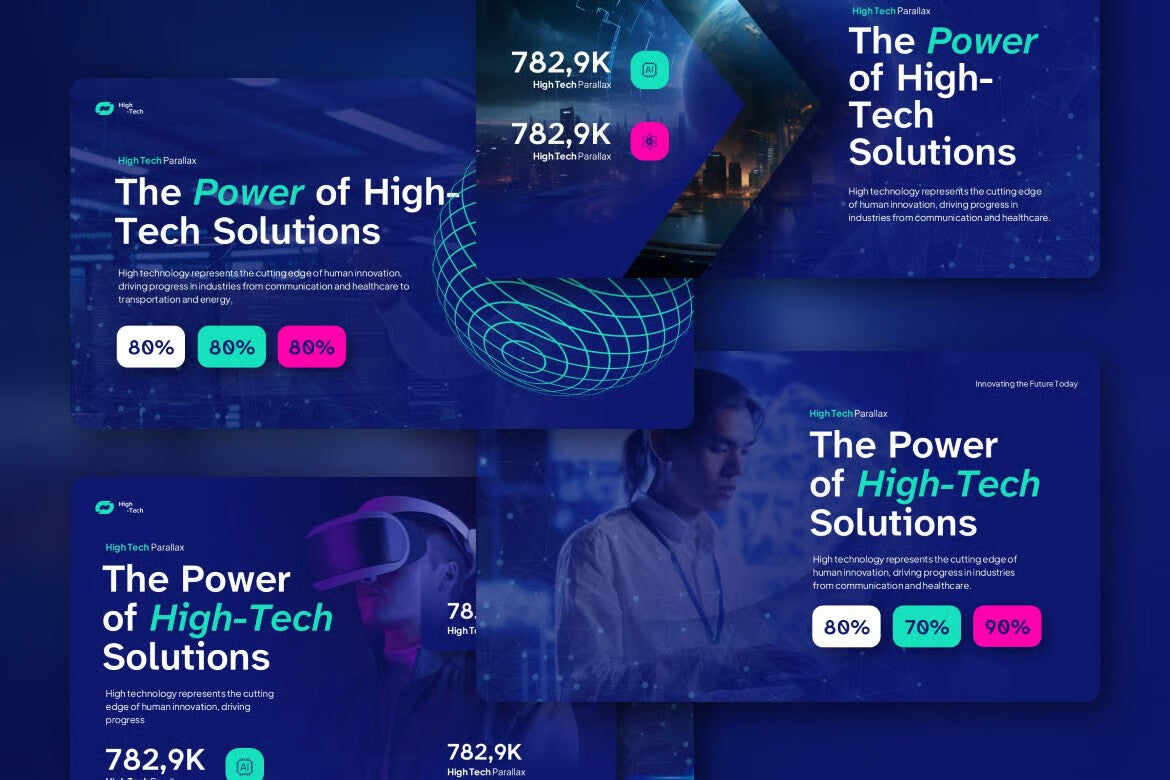 Parallax Effect Animated High-Tech Powerpoint