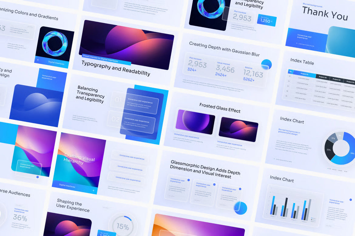 Glassmorphic Pitch Deck