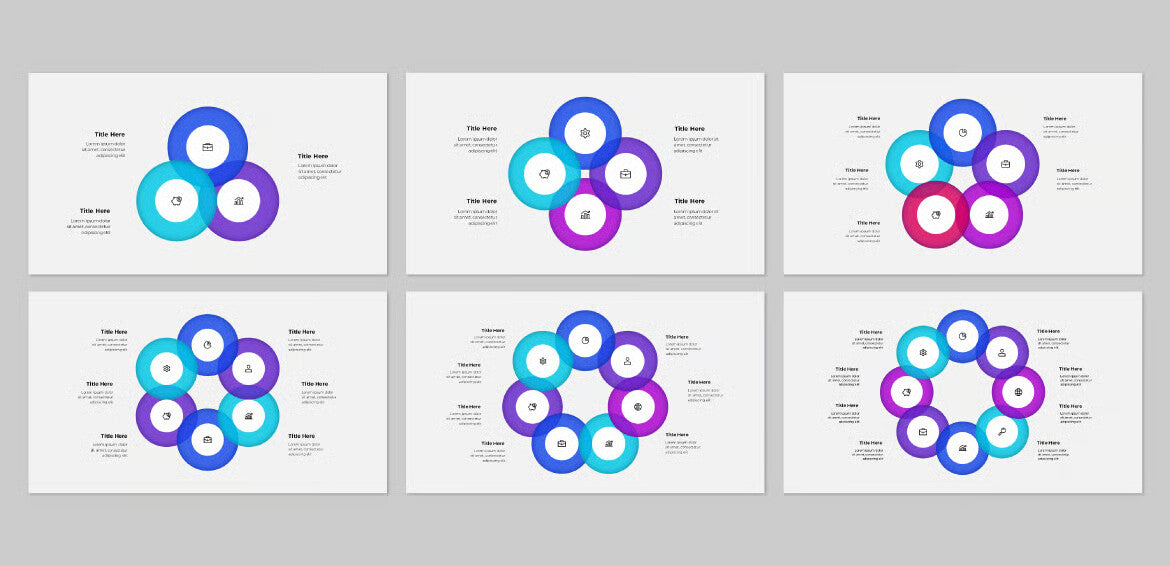 Animated PowerPoint Cycle Infographic Diagrams