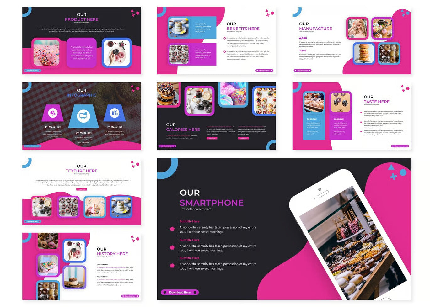 Dounuts | Google Slides Template