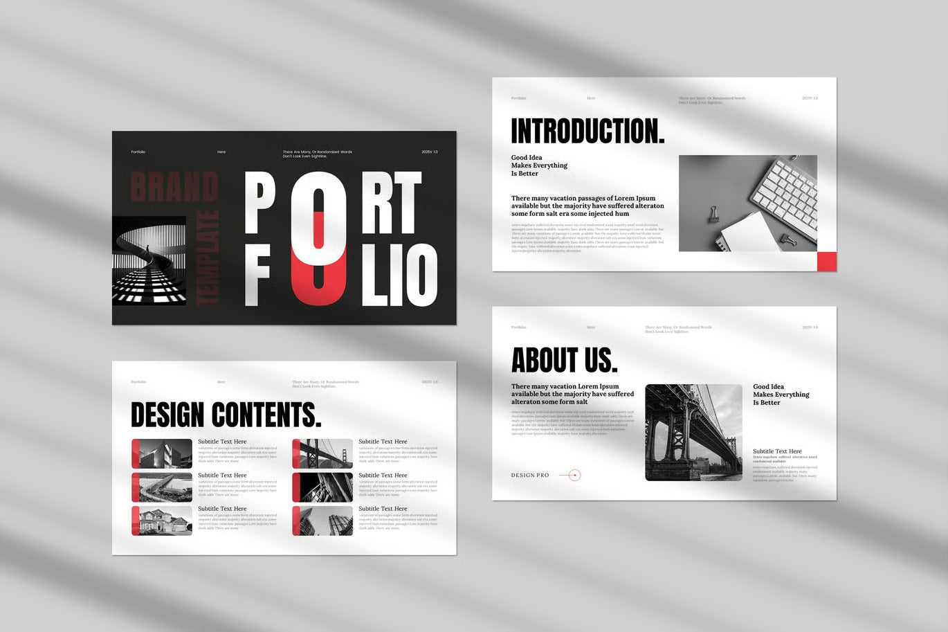 Brand Portfolio Presentation Template