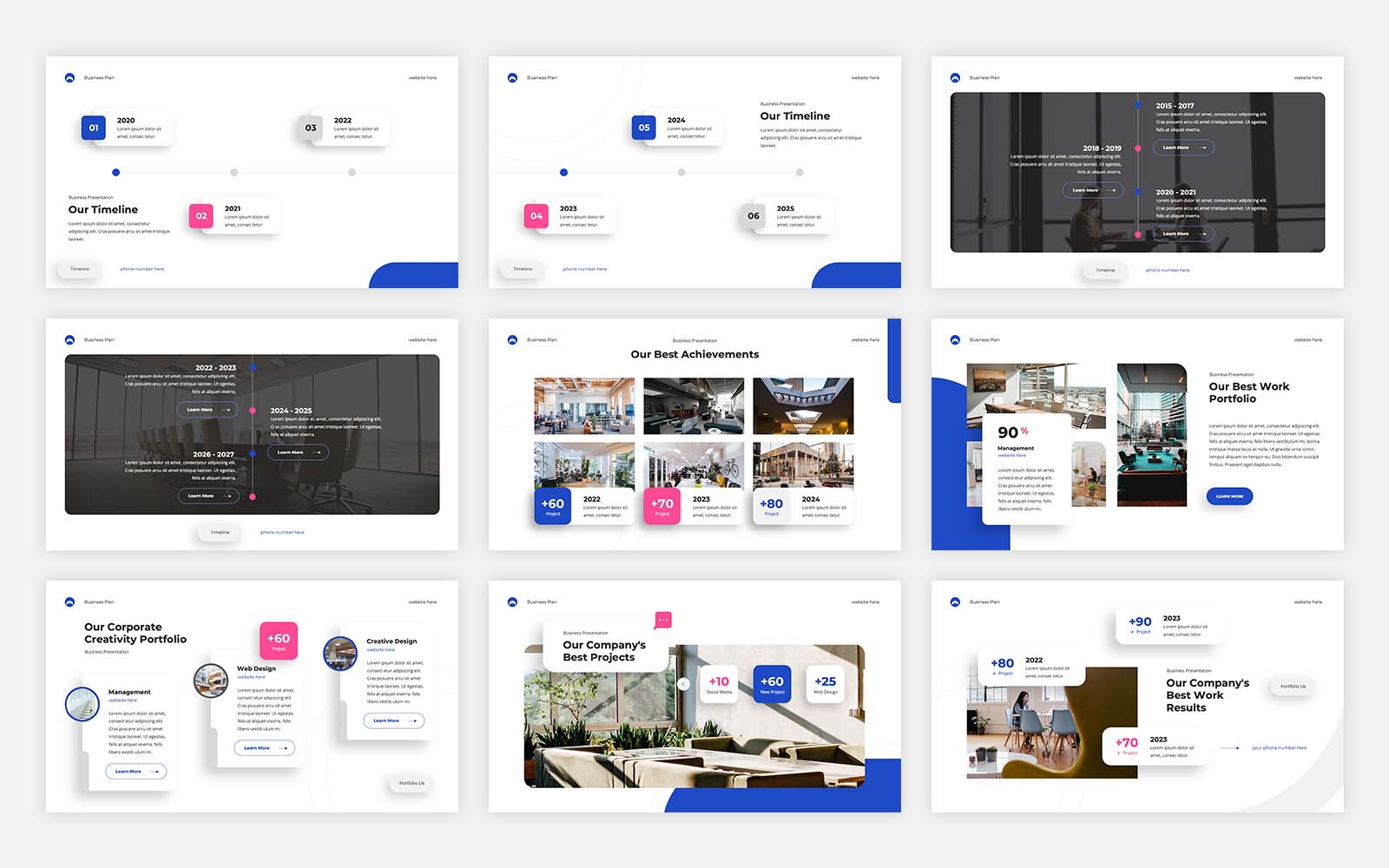 Business Plan - Professional Business PowerPoint PowerPoint Template [500 Total Slides]