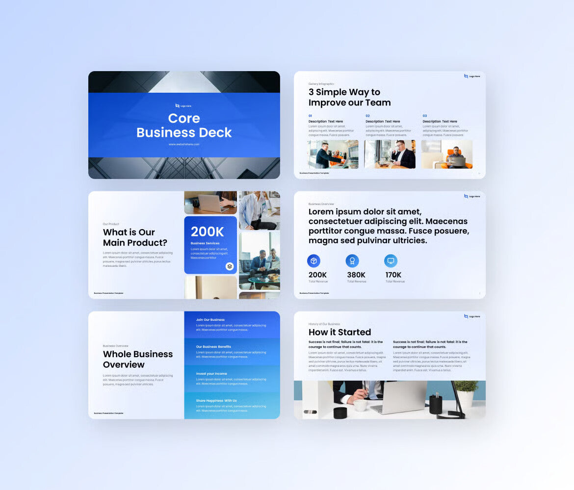 Corporate Business Deck PowerPoint Presentation