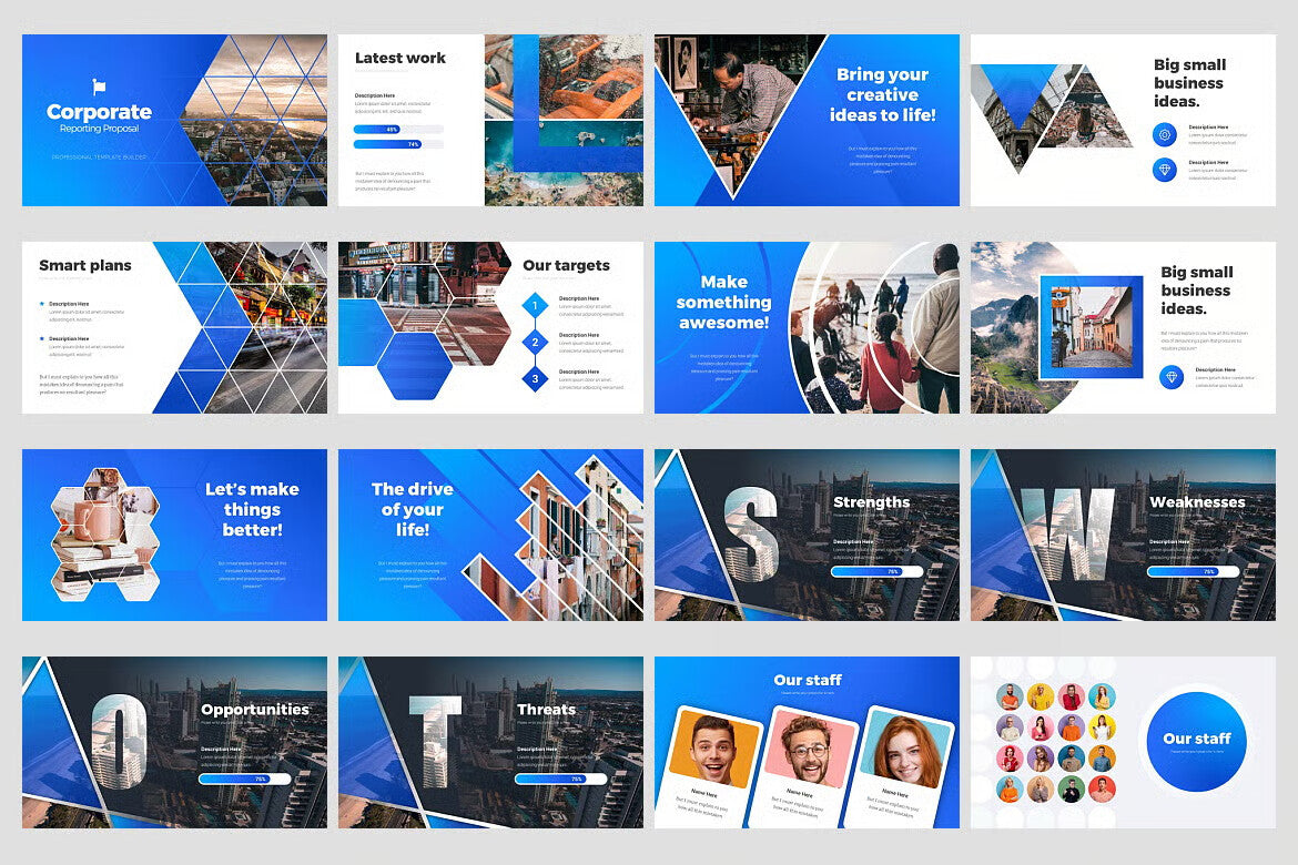 Corporate Reporting Infographics Proposal