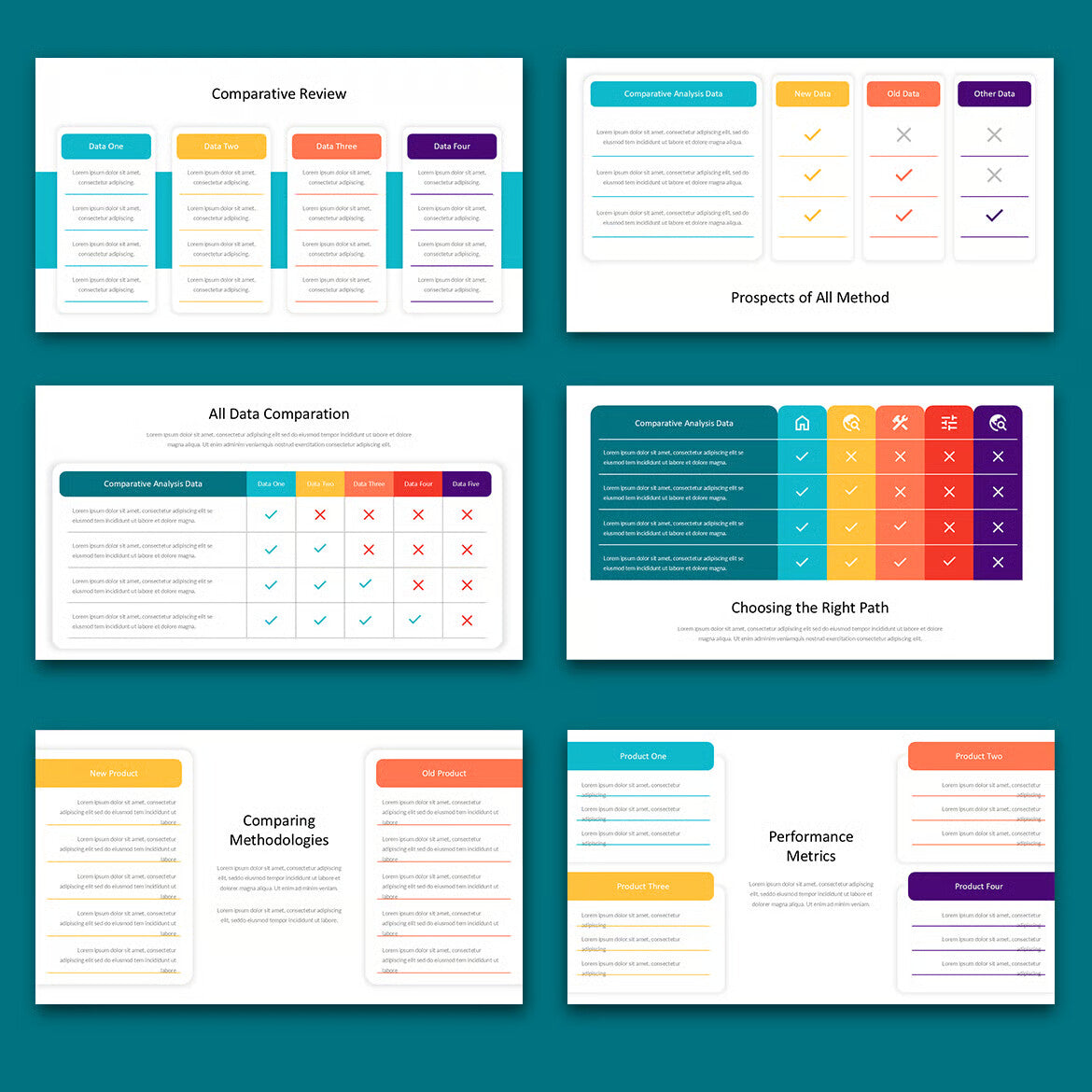 Compable - Table Comparison PowerPoint Template