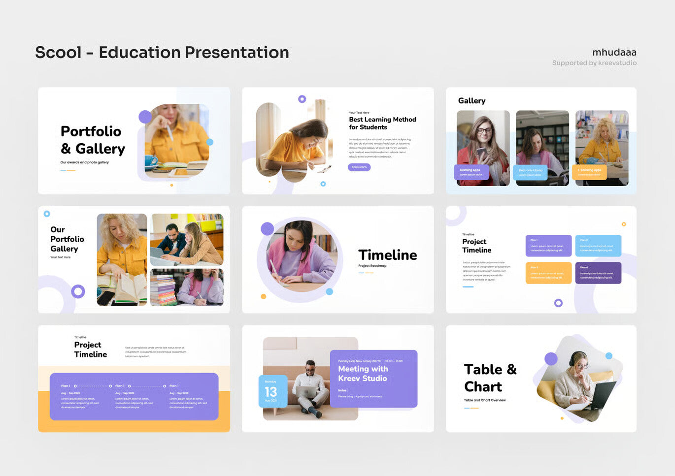 Scool - Education Google Slides Presentation