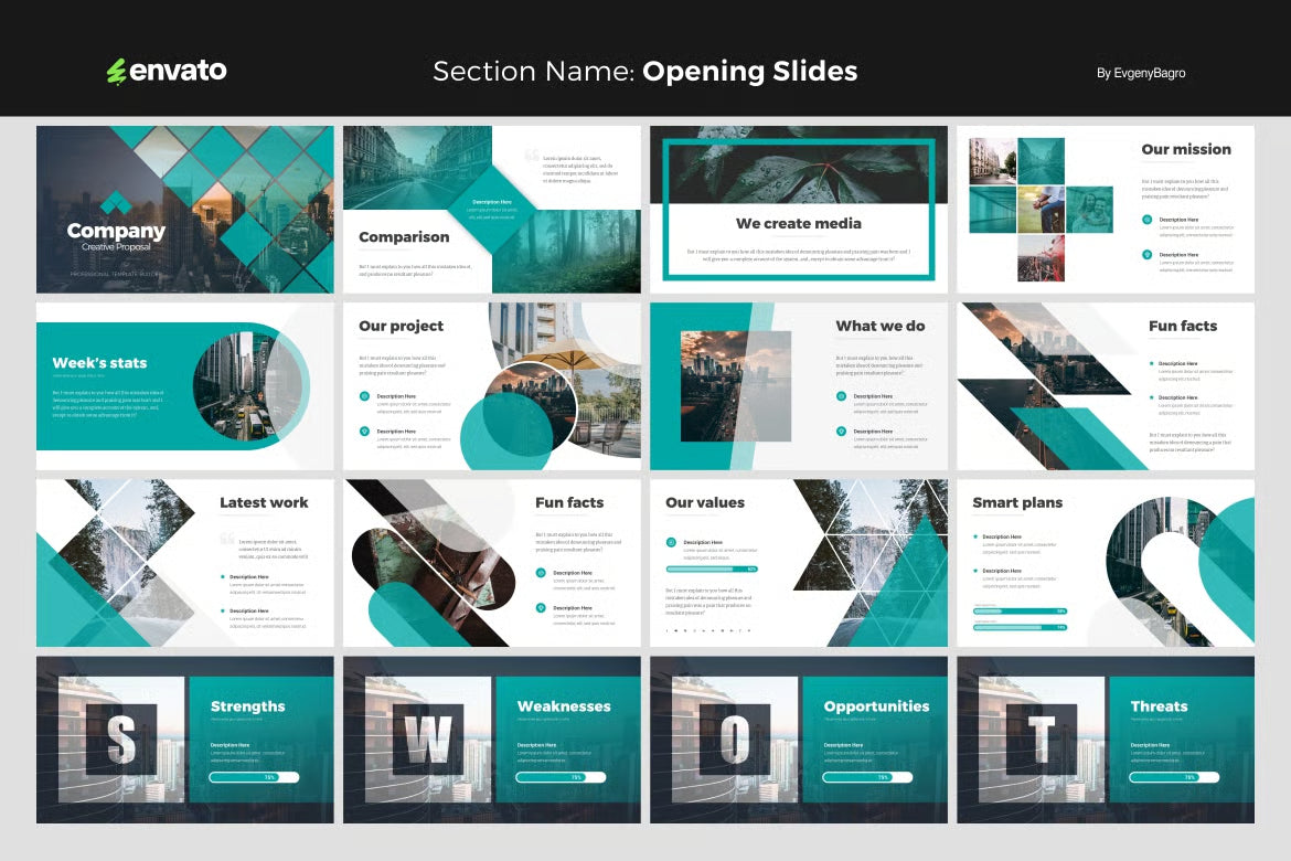 Company Creative Proposal Infographics
