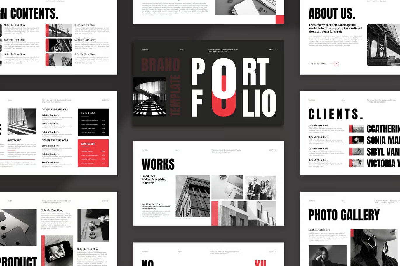 Brand Portfolio Presentation Template