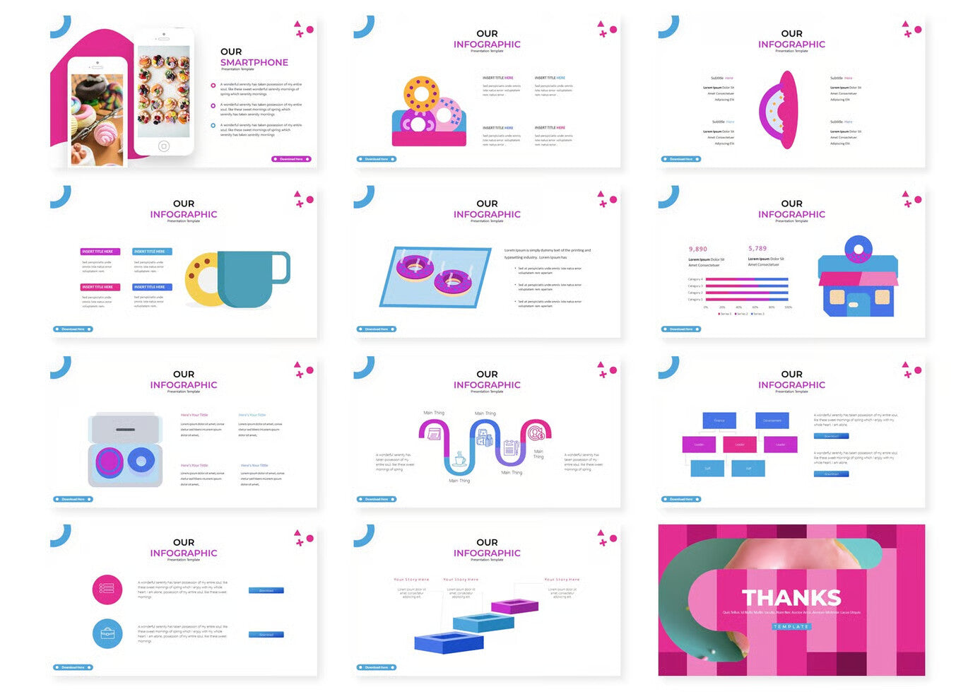 Dounuts | Google Slides Template