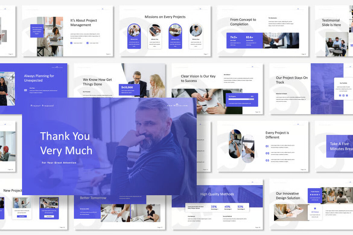 Nove - Project Proposal Presentation PowerPoint