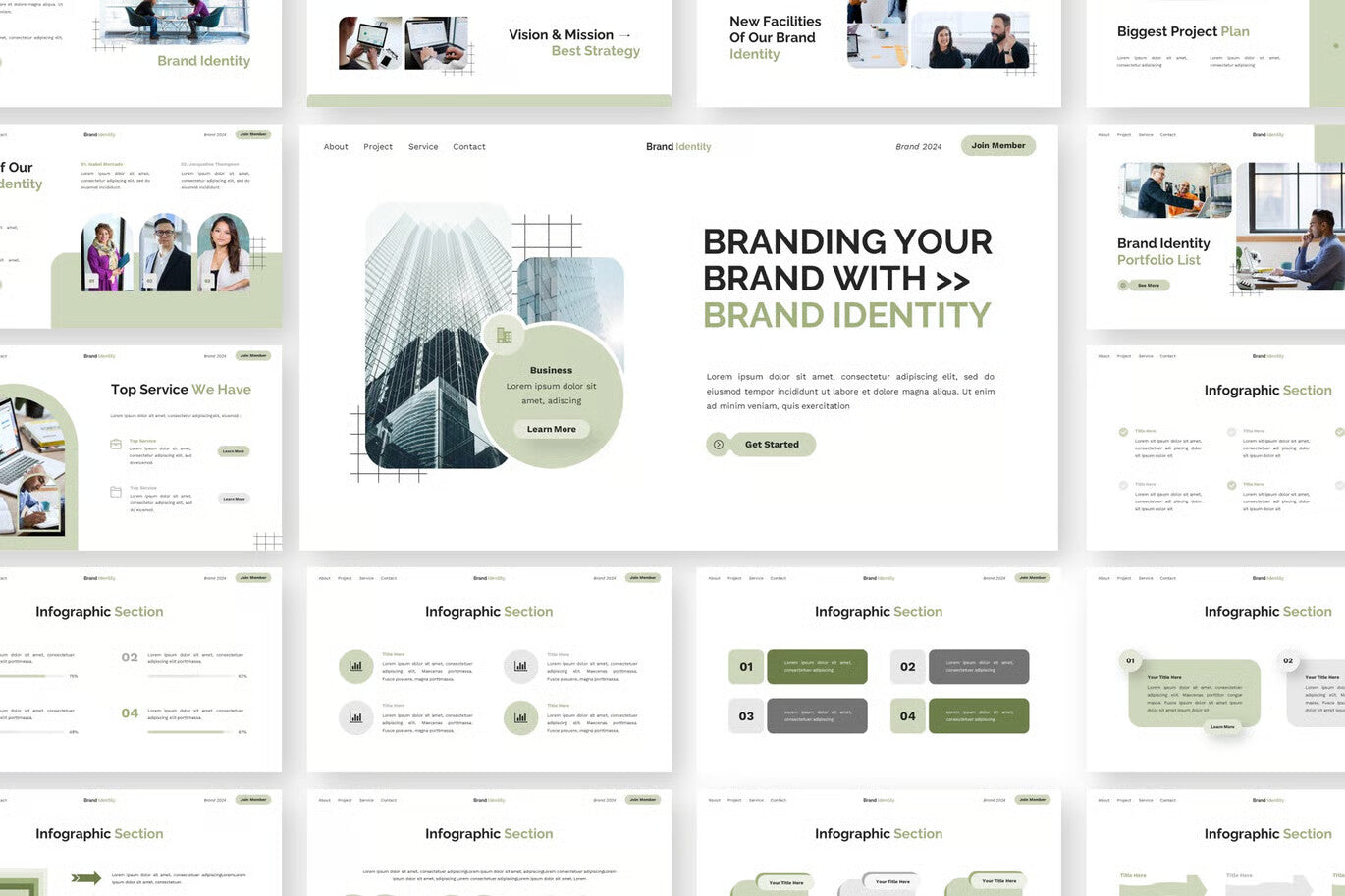 Brand Identity - Business Google Slide Templates
