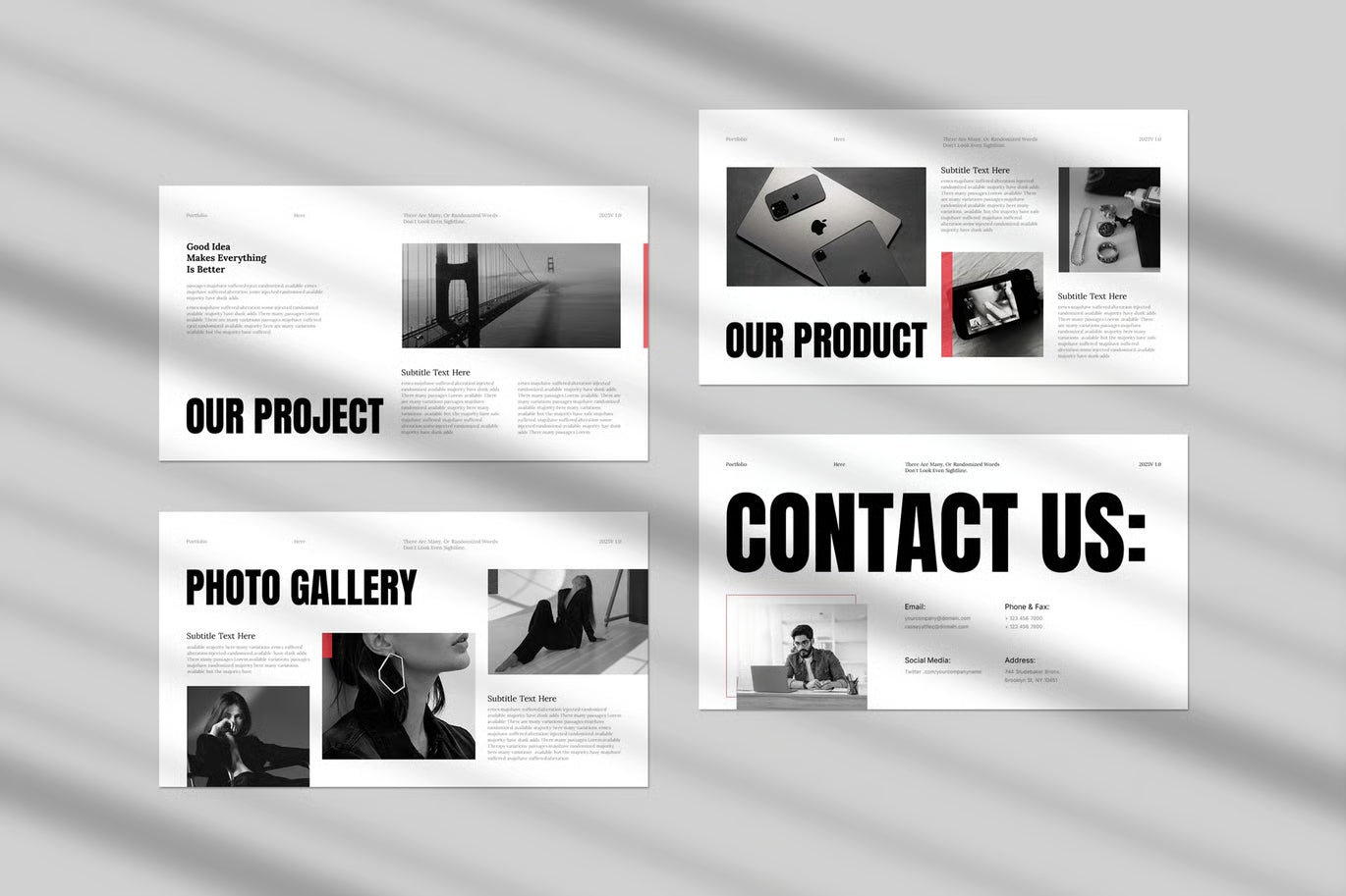 Brand Portfolio Presentation Template