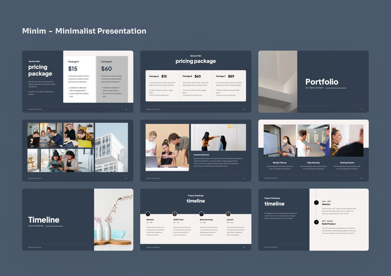 Minim - Minimalist PowerPoint Presentation