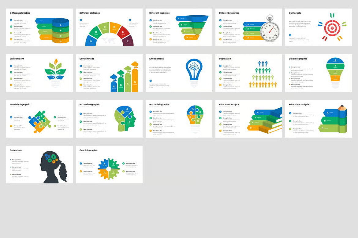 Infographics Creative Pack PowerPoint