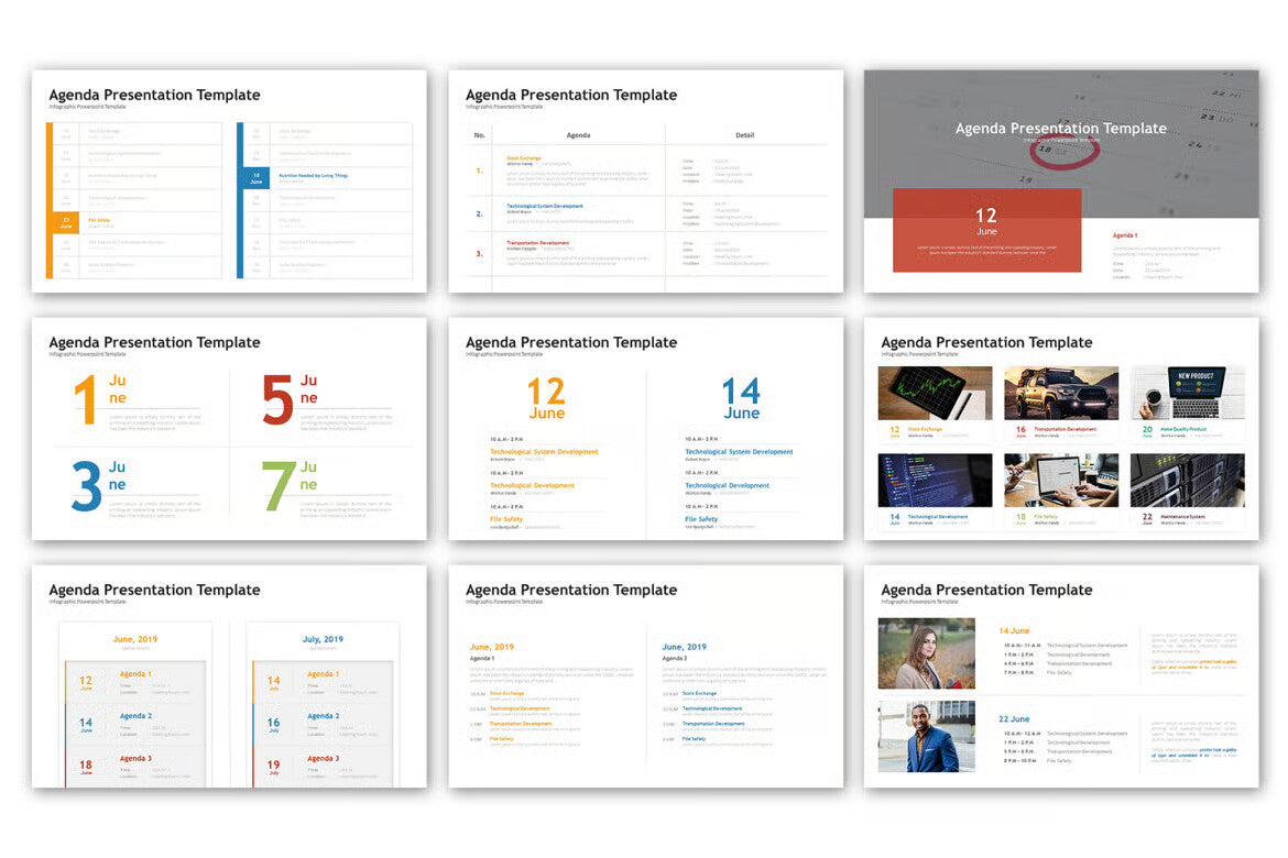 Agenda Infographic - Presentation Template