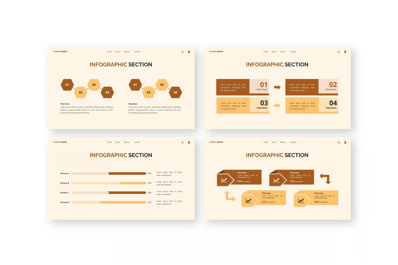 Interior Design - Furniture Google Slide Templates